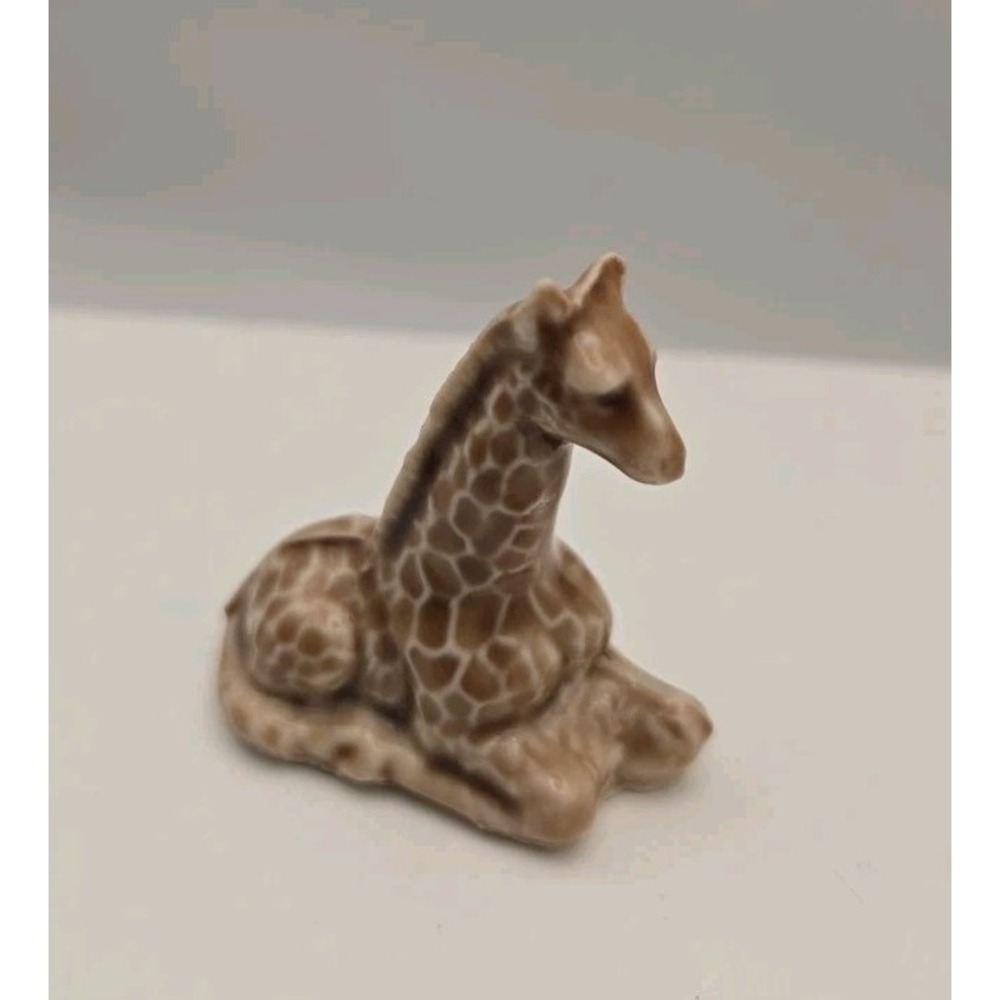 Vintage Wade of England Whimsies Red Rose Tea Figurine Giraffe